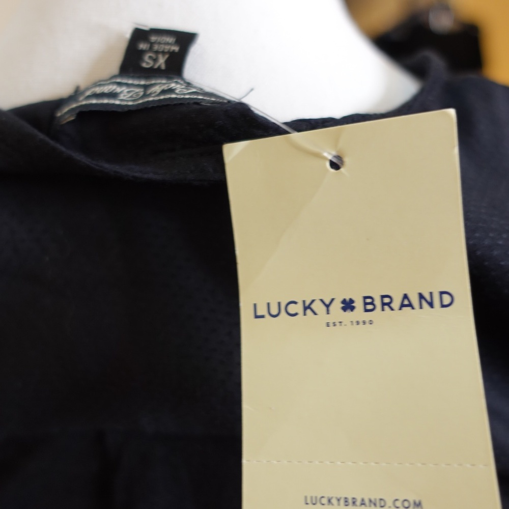 Lucky Brand Black Beaded Sleeveless Top - Picture 10 of 13